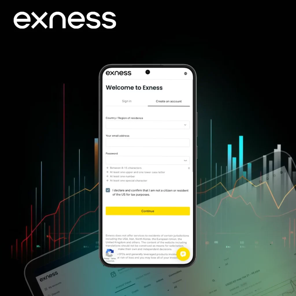 Exness Registration Steps